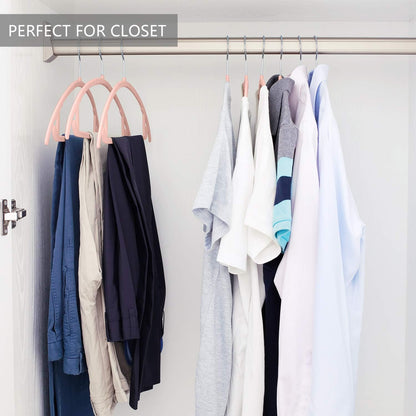 Velvet Hangers 50 Pack, Patented Rounded Shoulder Sweater Hangers