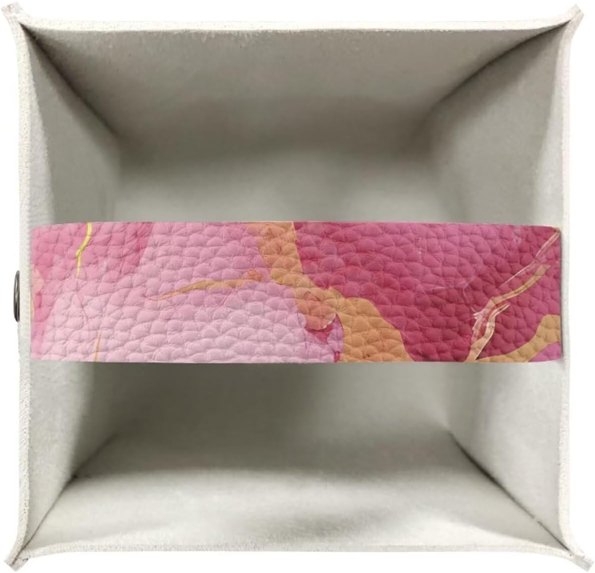 Pink Marbles Tissue Box Cover Tissues Cube Box Cover Square Cube Tissue Box Cover Home Office Car Decorations for Bathroom Vanity Countertop Night Stands Office Desk Car