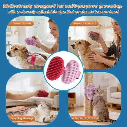 7 PCS Pet Grooming Kit & Bath Supplies for Dogs, Cats