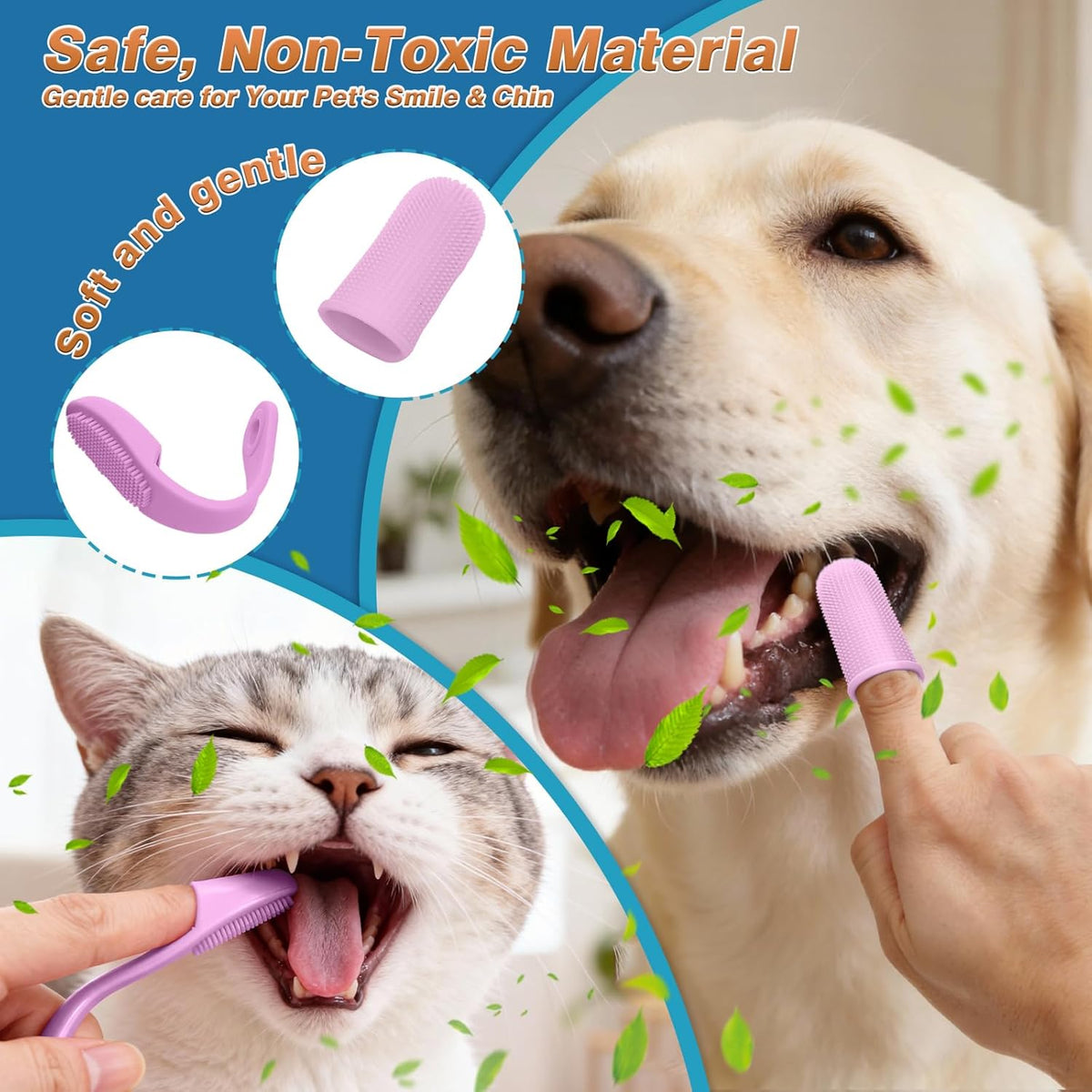 7 PCS Pet Grooming Kit & Bath Supplies for Dogs, Cats