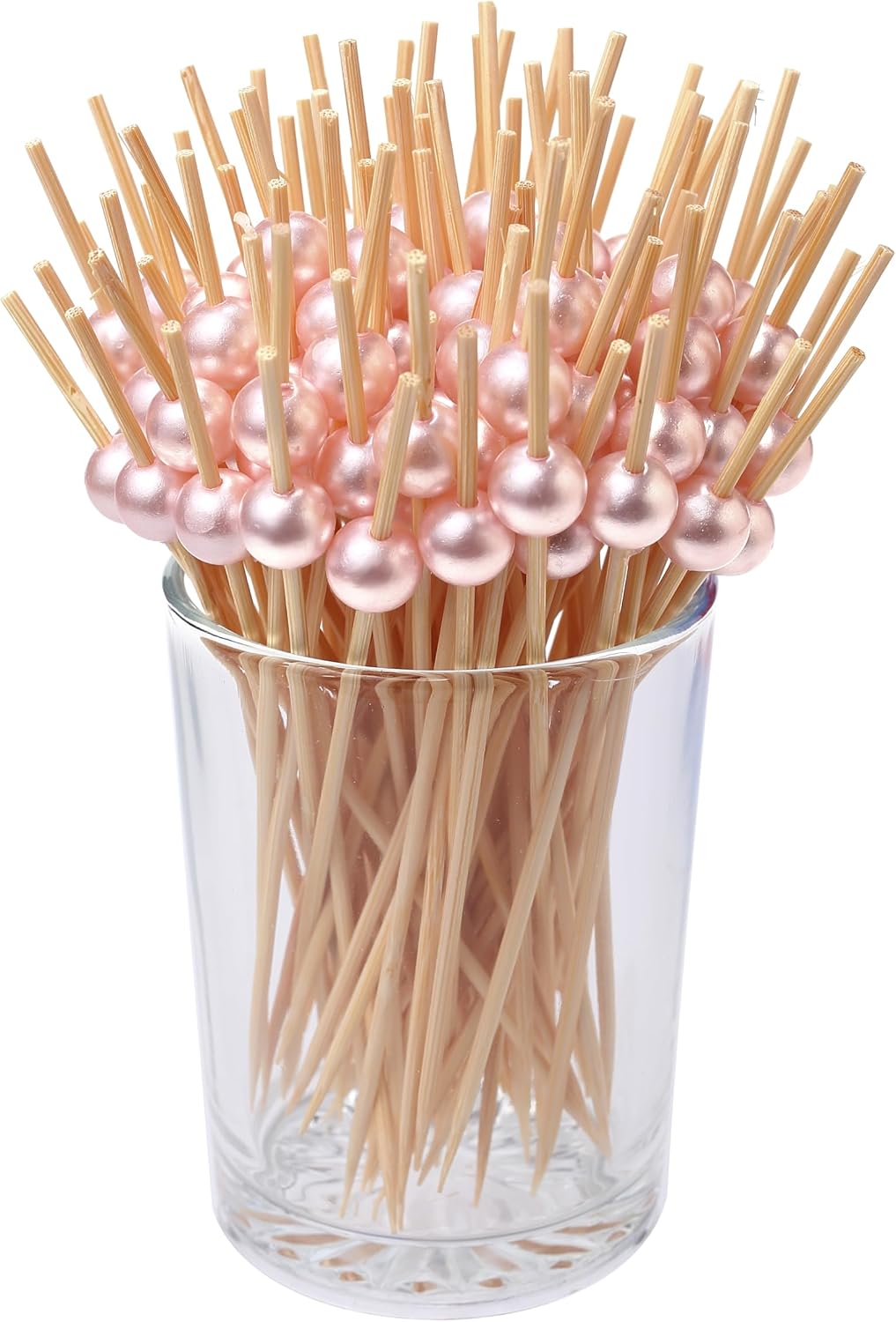 Cocktail Picks for Appetizers, Toothpicks for Appetizers, 200PCS Cocktail Toothpicks for Drinks Fruit, Decorative Bamboo Skewers for Appetizer Food Sticks