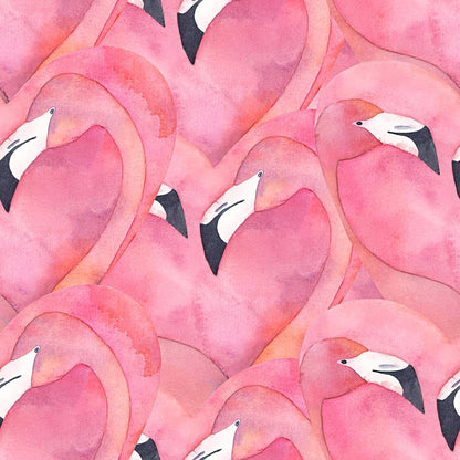 Pink Flamingo Abstract Heart Art Geometric Mosaic Peel and Stick Wallpaper Easy Peel Off Contact Paper Stick on Adhesive Wall Paper for Bathroom Waterproof Renter Friendly
