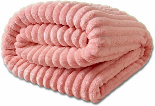 Emotional Support Blanket, Security Calming Dog Blanket, Faux Rabbit Fur Polyester Material, Soft and Comfortable for Cats and Dogs, for Indoor and Outdoor Use (Pink, 70 * 100 cm/27.55 * 39.37in)