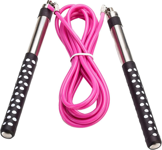 Freestyle Boxing Jump Rope with Long Handles for better control, adjustable to any height, Freestyling, Double Unders, Crossovers, HIIT and More