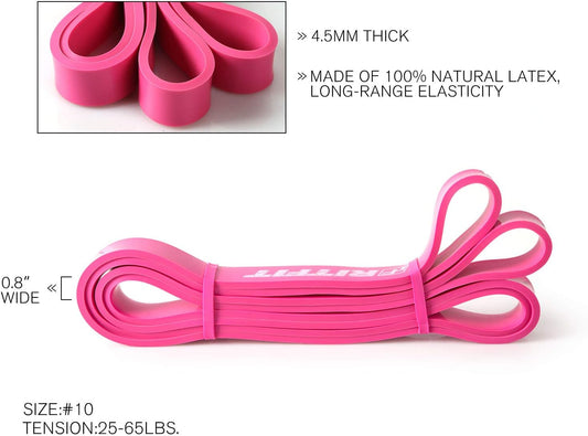 RitFit Pull Up Assist Band in Natural Latex for Stretching and Mobility