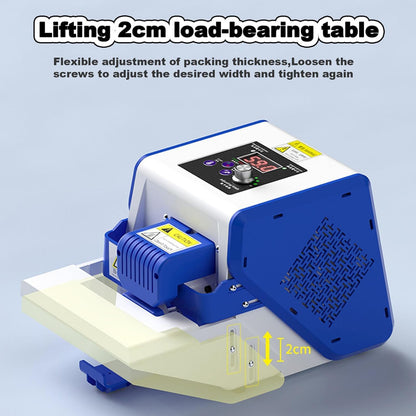 Home Sealing Machine, Automatic Plastic Bag Sealer, 0-200℃ Digital Temperature Control/0-5M/Min Sealing Speed/0-10Mm Sealing Thickness, for PVC Bags Films, Foil Bag, Food Packaging,Pink