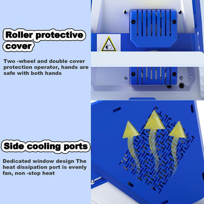 Home Sealing Machine, Automatic Plastic Bag Sealer, 0-200℃ Digital Temperature Control/0-5M/Min Sealing Speed/0-10Mm Sealing Thickness, for PVC Bags Films, Foil Bag, Food Packaging,Pink