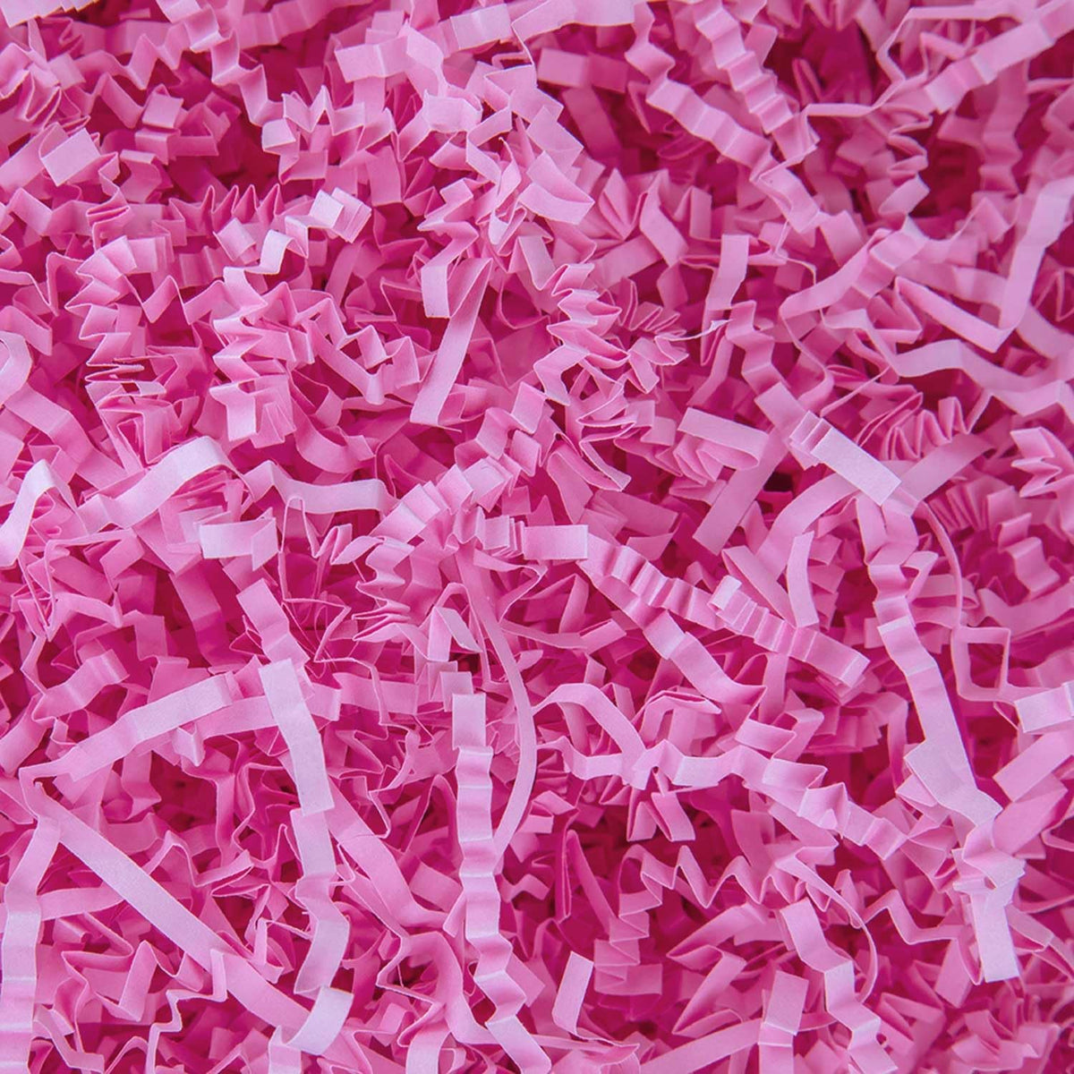 1/2 LB Crinkle Cut Paper Shredded Filler Paper for Gift Baskets Gift Box Confetti Shreds Decoration Stuffing for Birthday, Weddings, Anniversaries, Christmas Wrapping Pink