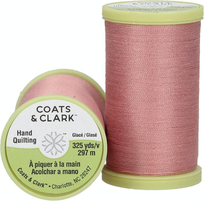 Coats: Thread & Zippers Coats Dual Duty Plus Hand Quilting Thread 325yd, Almond Pink