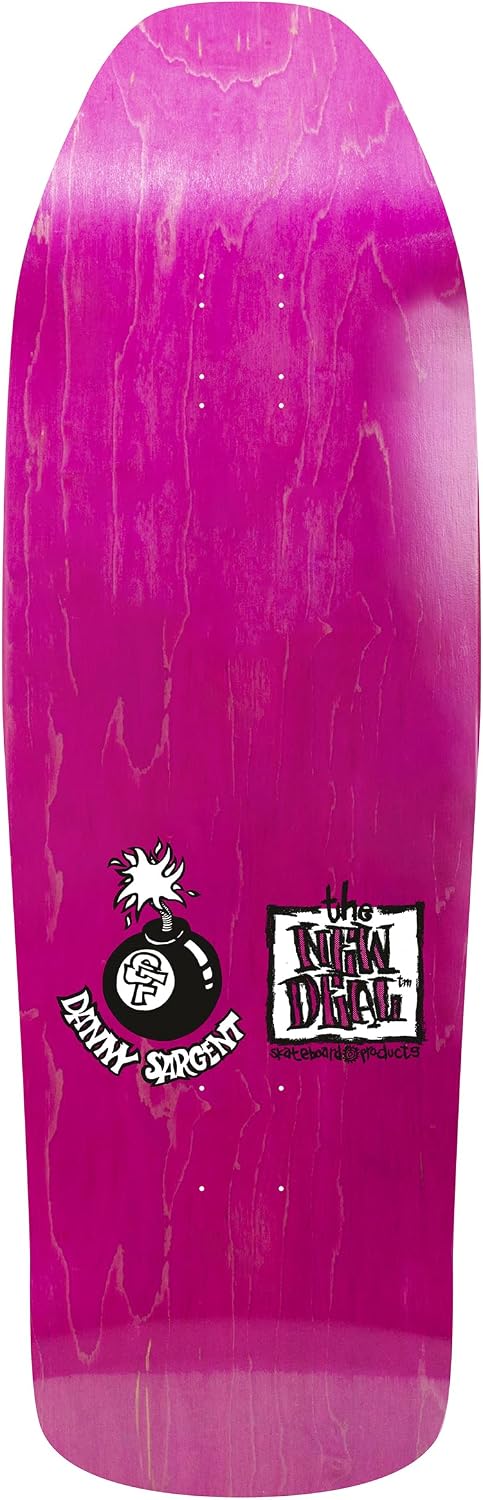 New Deal Skateboard Complete Danny Sargent Monkey Bomb Pink 9.62" x 31"