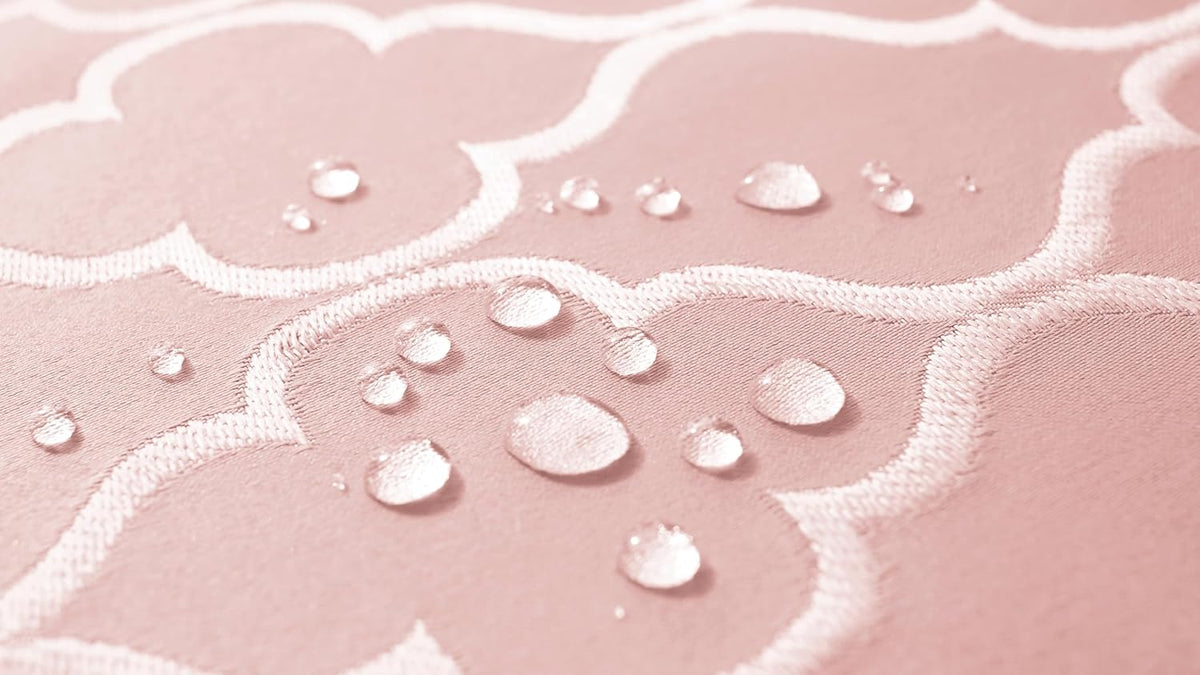 Jacquard Tablecloth Rectangle, Pink, 52 x 70 Inch