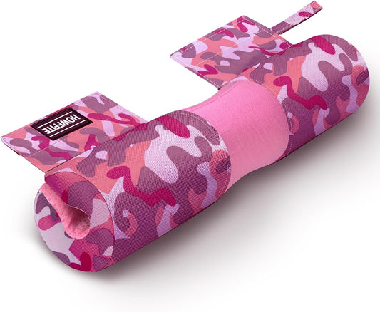 Barbell Pad Built-in Anti-Slide Design for Hip Thrusts, Squats and Lunges, Neck & Shoulder Protective Pad - Fits Standard and Olympic Bars