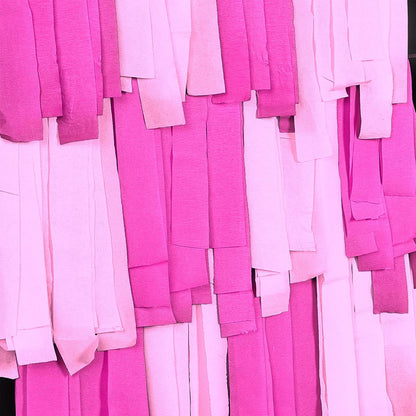 Hot Pink Crepe Paper Streamers 4pcs 328 FT Hot Pink Streamers