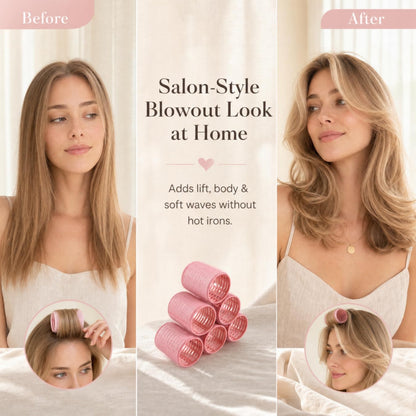 Ceramic Thermal Hair Rollers,18 Pcs Set for Women Styling