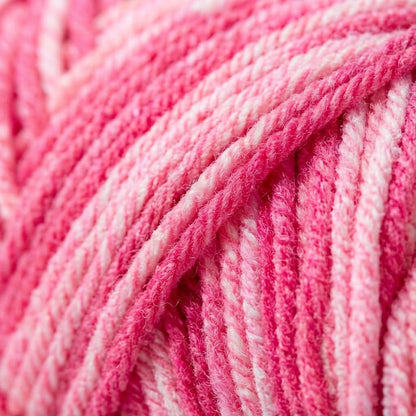 3PACK 5-Ply Variegated Yarn for Crocheting, Yarn Soft Each 3pcs/300g/630 Yards Soft Cozy, Multi-Color Gradient for Knitting Sweaters, Scarves, Shawls, Hats (Pink White)