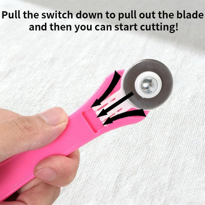 Rotary Cutter for Fabric, 45mm and 28mm Rotary Cutters Kit with 10 Blades