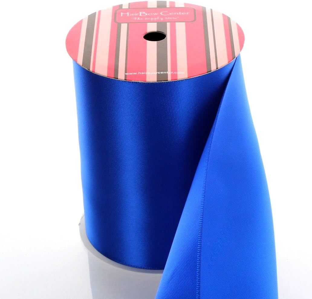 4" Peach Double Face Satin Ribbon 25 Yard Reel