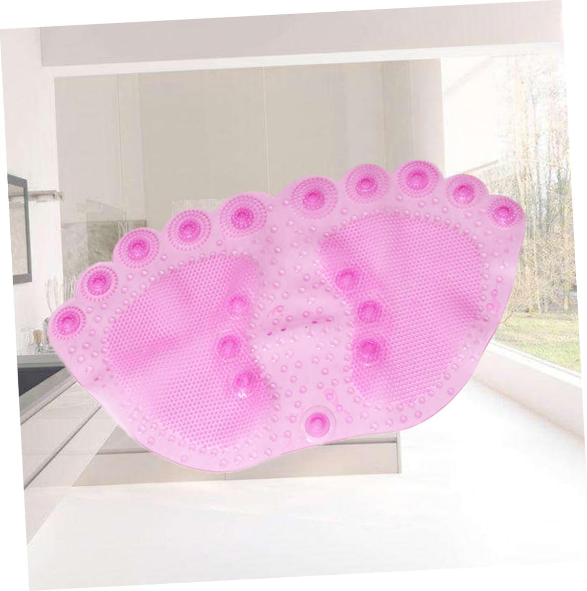 Bathroom Non-Slip Mat Slip Rug Quick Dry Absorbent Shower Bath Mat Washable Kitchen Rug Floor Pink