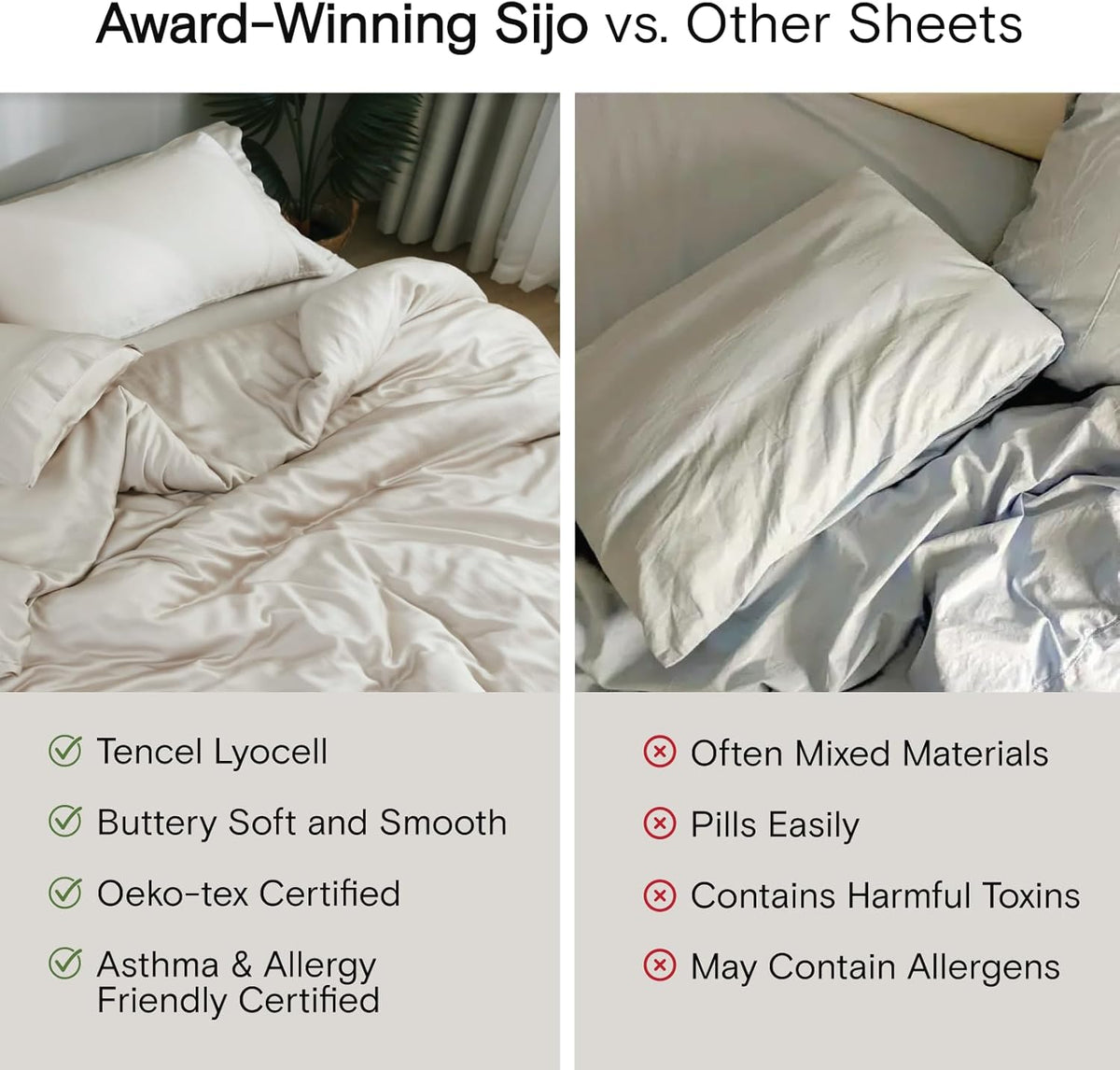 AiryWeight Tencel Sheet Set, 100% Lyocell Derived from Eucalyptus, Buttery Soft, Architectural Digest Best Cooling Sheets Winner - 3pc - 2 Pillowcases 1 Fitted (Blush, Queen)