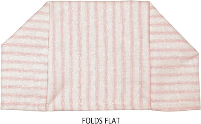 Tissue Box Cover Tissue Holder Tissue Dispenser Square Cube, Soft Fabric Cover Slips Over Cardboard Facial Tissue Boxes - Pink Room Decor, Nursery Decor, Bathroom, Bedroom, Lined Fabric Folds Flat