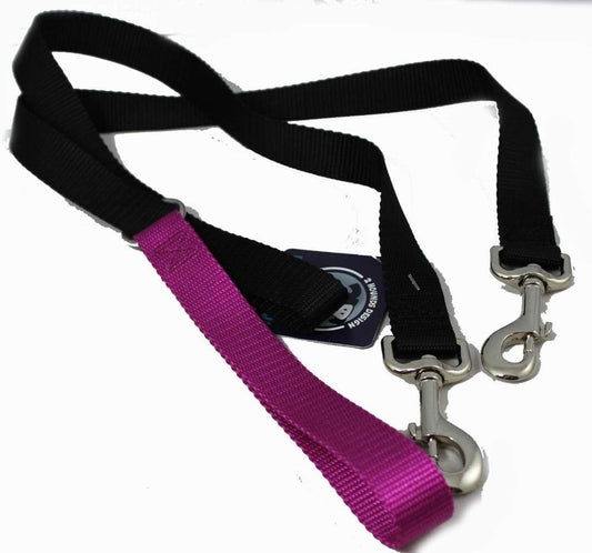 2 Hounds Design Freedom No Pull 1 Inch Training Leash ONLY Works with No Pull Harnesses Raspberry