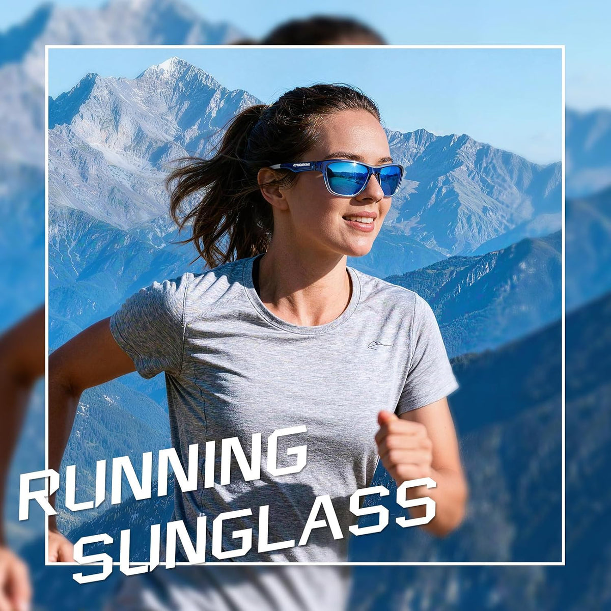 Polarized Running Sunglasses Womens Mens Sun Glasses for Fishing Golf UV400