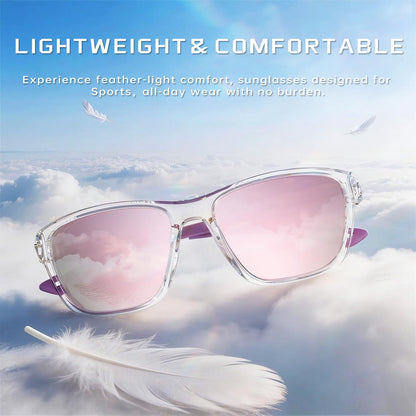 Polarized Running Sunglasses Womens Mens Sun Glasses for Fishing Golf UV400