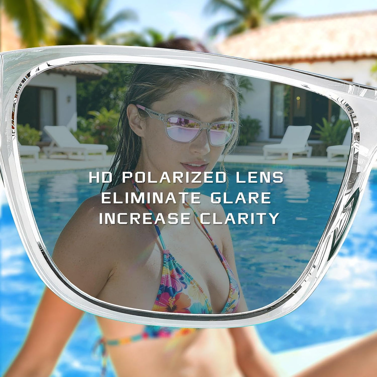 Polarized Running Sunglasses Womens Mens Sun Glasses for Fishing Golf UV400