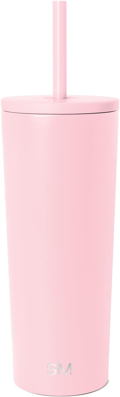 Iced Coffee Tumbler, Insulated | 24oz | Pink