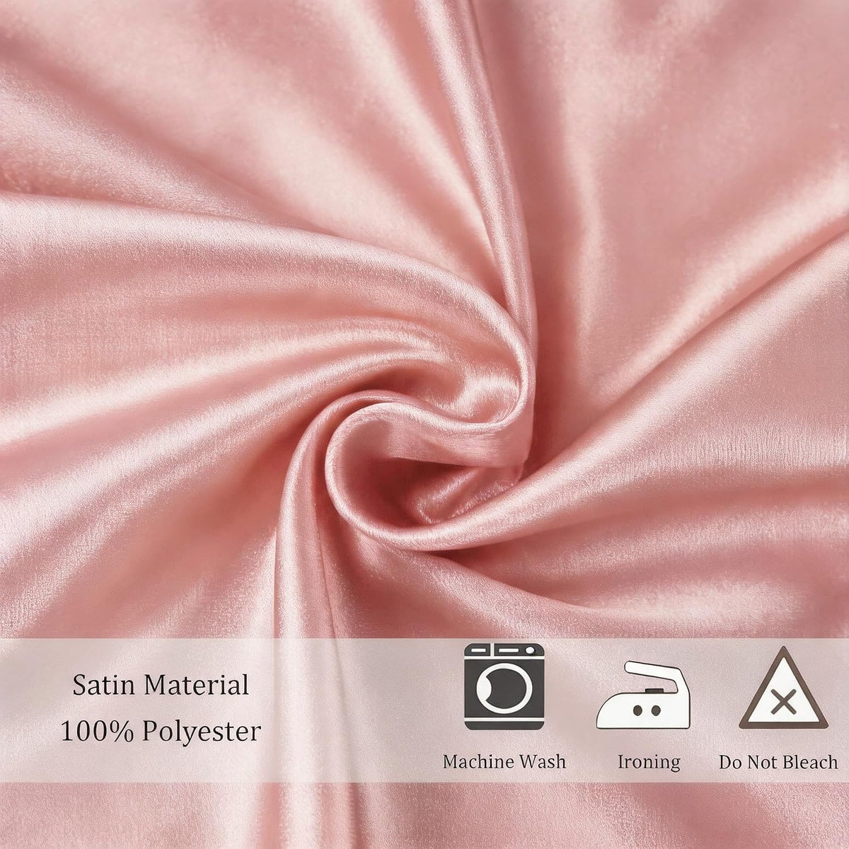 Wedding Satin Table Runners 10 Pack Universal Polyester Table Runner for Party Birthday Anniversary Retirement Engagement Banquets Graduation Bridal Shower Outdoor Events Decor (Blush Pink, 10 pcs)
