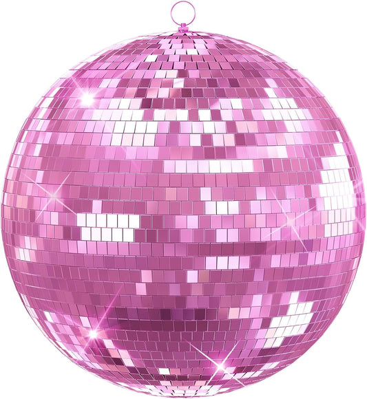 16 inch Pink Disco Balls
