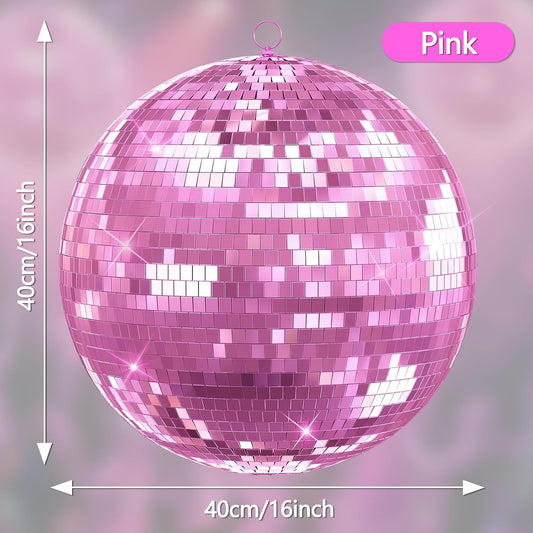 16 inch Pink Disco Balls