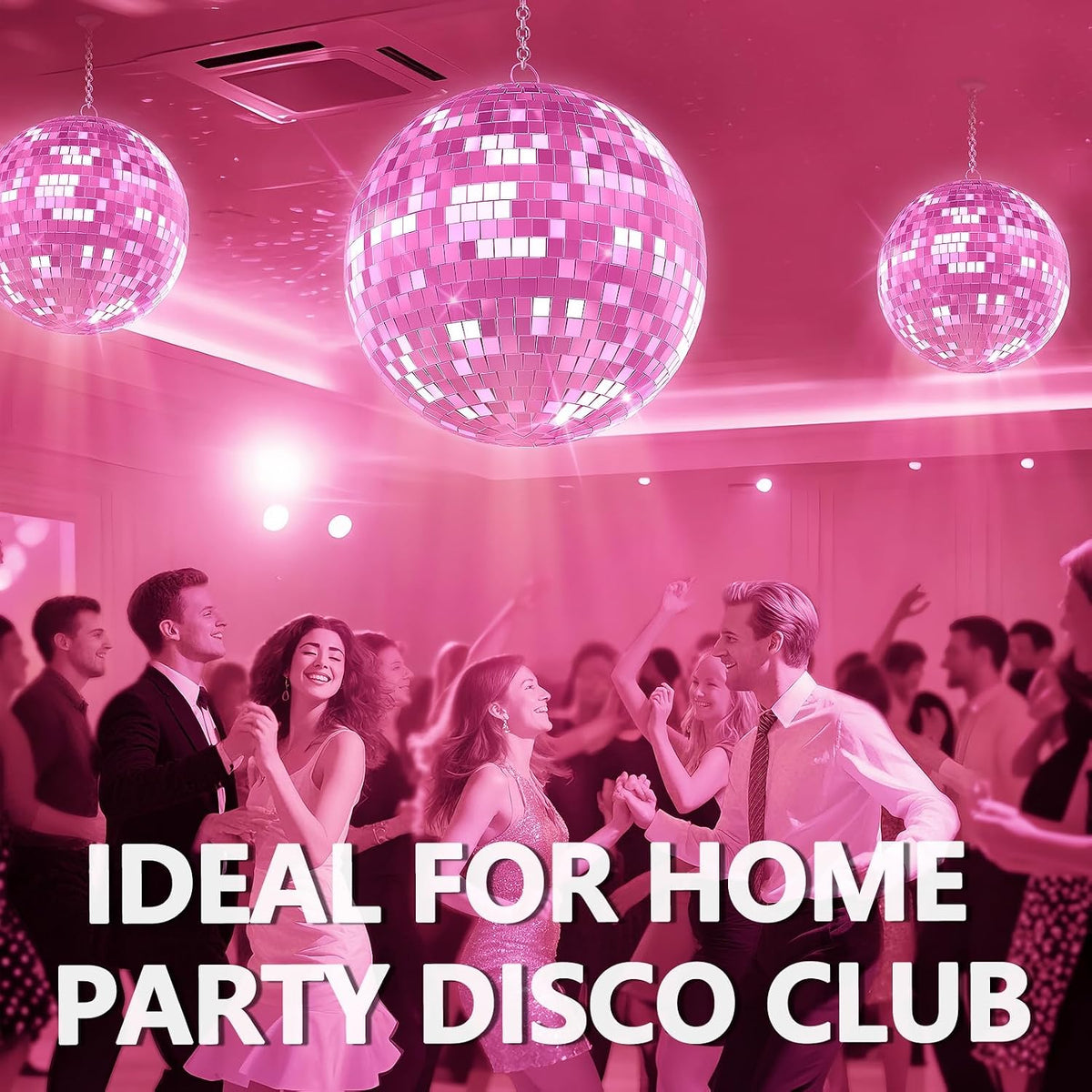 16 inch Pink Disco Balls
