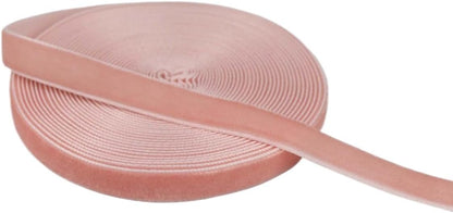 Velvet Ribbon for Gift Wrapping Christmas Decoration (05 (Light Peach), 3/8" (10mm) x 5 Yards)