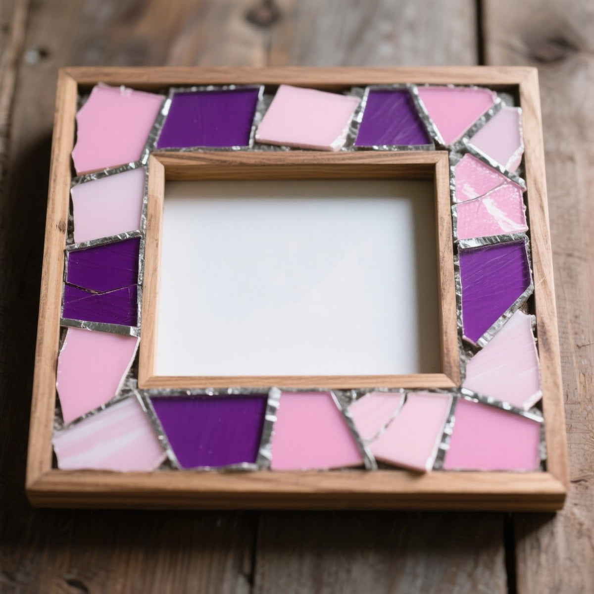 Irregular Stained Glass Scraps Mosaic Tiles Pieces 1-3cm Broken Glass Pieces Shapes for Crafts,Fusing,DIY Resin Art, Mosaic Making Projects,Frames,Vases,Aquarium Gravel,410g/14.5oz (Pink)