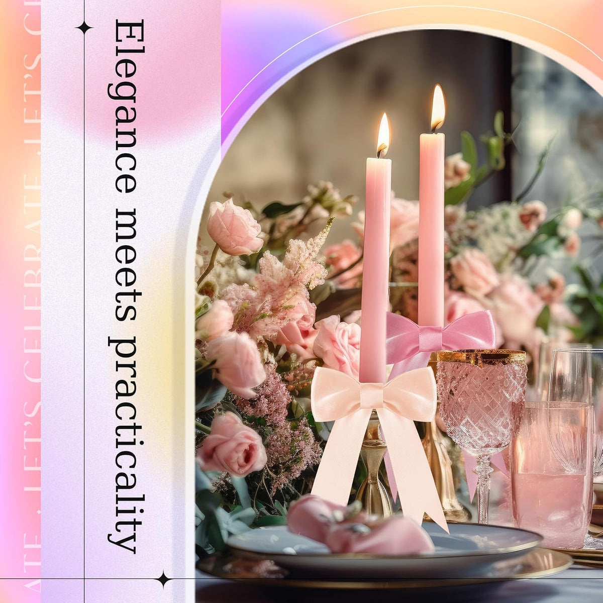 24 Pcs 6 x 8 Inch Tie Bows Pastel Satin Ribbon Bows with Twist Tie Craft for Gift Wrapping Wedding Wall Backdrop Baby Shower Birthday Decorations (Dusty Pink)