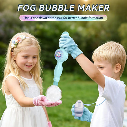 Fog Bubble Wand, Elastic Fog Bubble Machine for Kids, Pink
