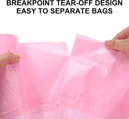 30 Gallon Drawstring Trash Bags,Extra Thick, 30 Count (Pink)