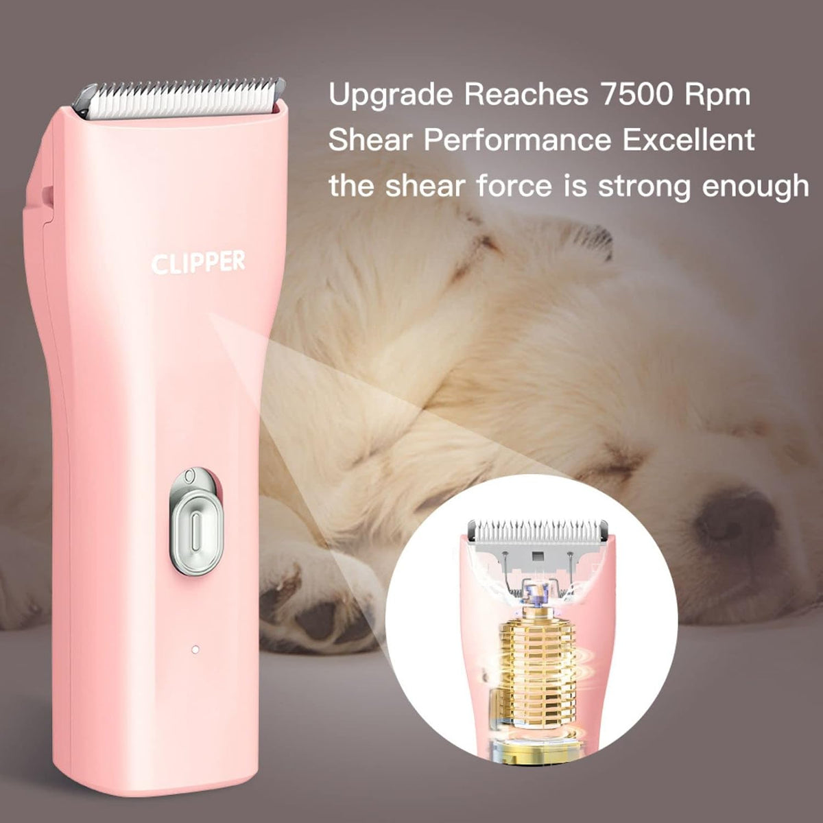 Dog Grooming Kit Clipper for Thick Coat