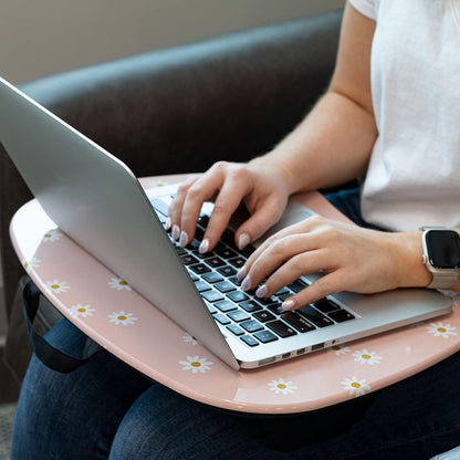 MyStyle Lap Desk – Pink Daisy, Fits 15.6” Laptops