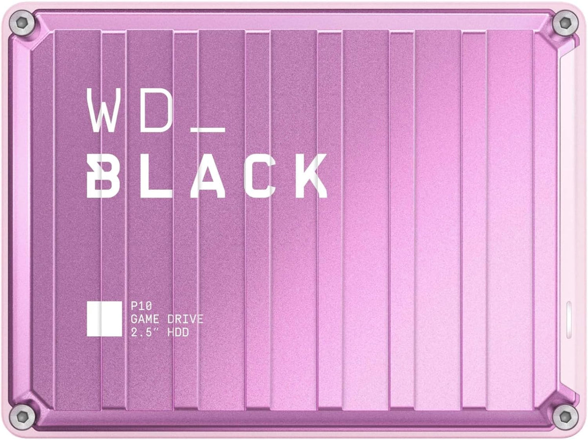 WD_Black 2TB Pink P10 Game Drive Portable External Hard Drive HDD, Works with PlayStation, Xbox, & PC - WDBA2W0020BPK-WES1