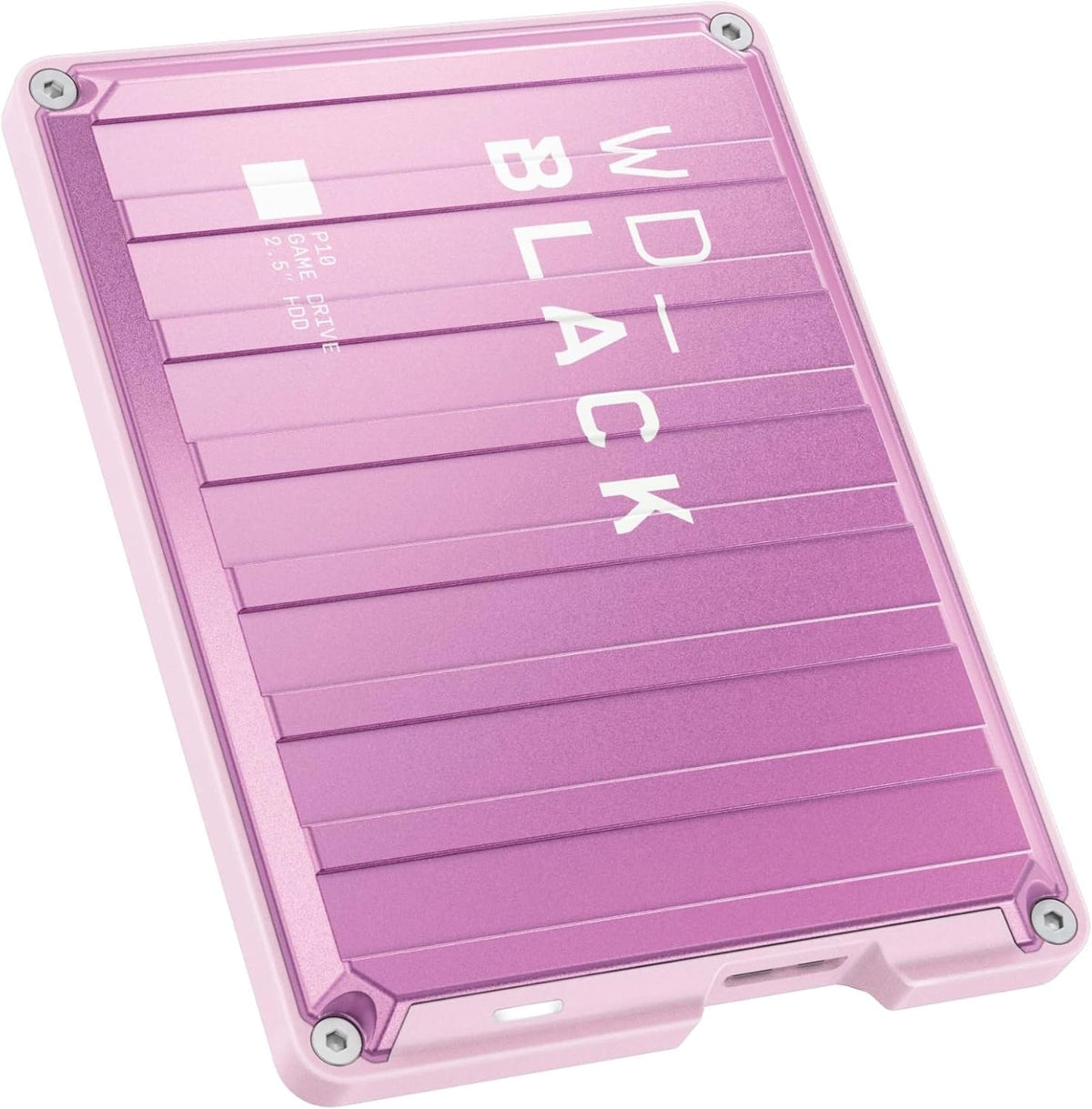 WD_Black 2TB Pink P10 Game Drive Portable External Hard Drive HDD, Works with PlayStation, Xbox, & PC - WDBA2W0020BPK-WES1