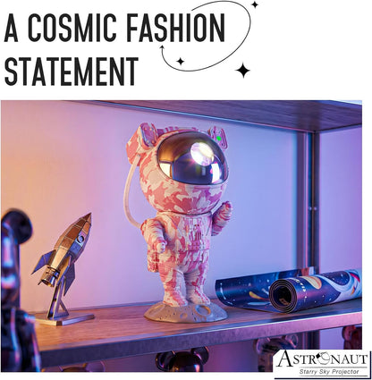 Star Projector Galaxy Night Light - Astronaut Space Projector with Remote & Timer Starry Nebula LED Lamp for Bedroom Kawaii Kids Room Decor for Birthday & Gifts