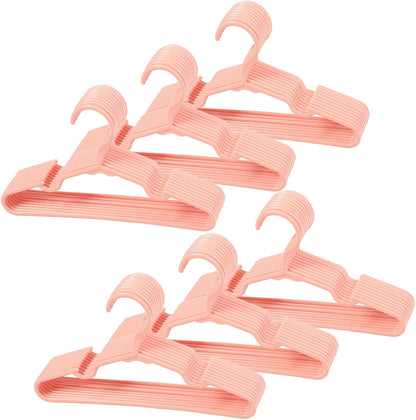 60 Pack Pink Baby Nursery Closet Hangers,Kids Plastic Hangers,Non-Slip Laundry Infant Pant & Coat Hangers for Newborn Clothes,Ultra-Thin Child Clothes Hangers for Girls Boys Toddler Kids