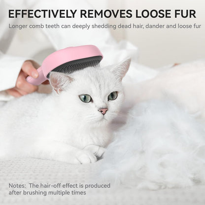 Cat Brushes for Indoor Cats, Cat Hair Brush for Shedding, Cat Brush for Long or Short Haired Cats, Cat Grooming Deshedding Brush for Dog Kitten Horse Massage Removes Loose Fur