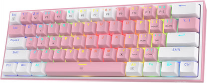 K617 Wired 60% Compact Hot-Swap RGB Gaming Mechanical Keyboard