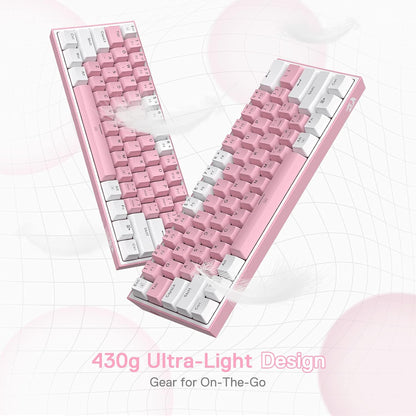 K617 Wired 60% Compact Hot-Swap RGB Gaming Mechanical Keyboard