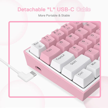 K617 Wired 60% Compact Hot-Swap RGB Gaming Mechanical Keyboard