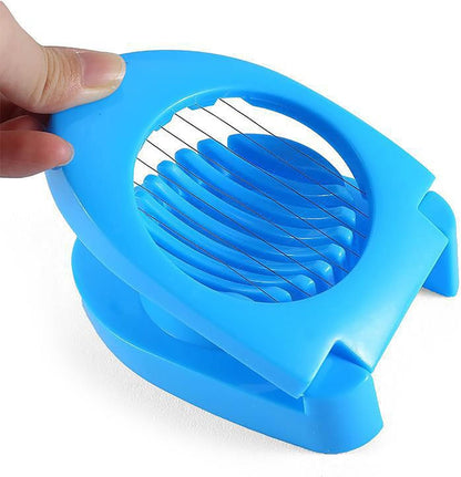 Kitchen Gadgets Egg Slicer for Hard Boiled Eggs, Multipurpose Safe Durable Stainless Steel Wire Slicer Egg Cutter (Color : Pink)