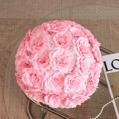 24Pcs Pink Silk Carnations Artificial Flowers with Stems, 11.4 in